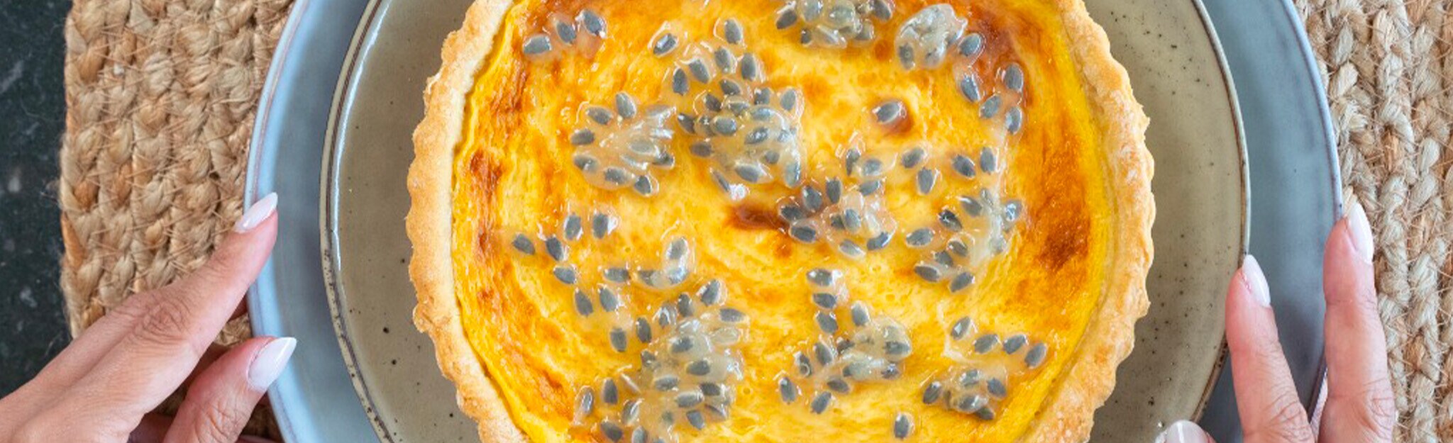 Tarte de Quinoa e Granadilha