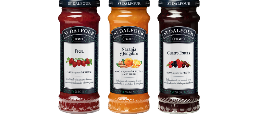 ST.DALFOUR Mermeladas frasco 350 g distintas variedades