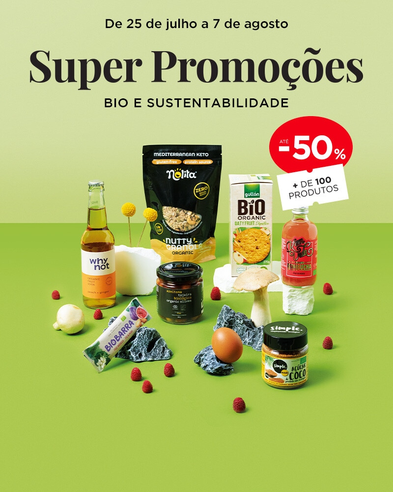 Biológicos até -50% em + 100 produtos - 25 de julho a 7 de agosto