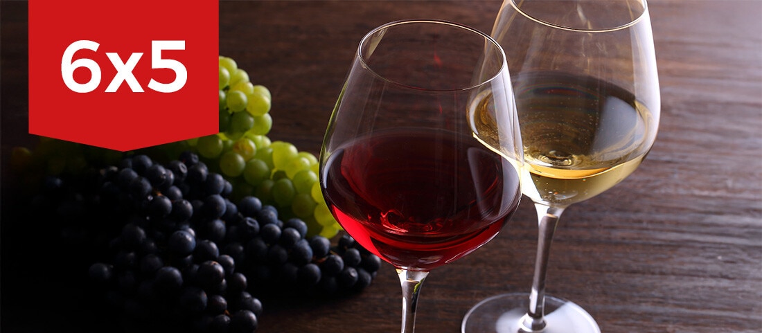 6x5 en vinos y licores