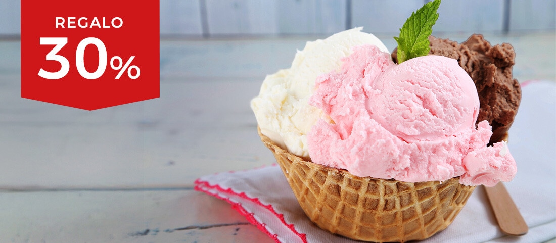 Helados | 30% de regalo