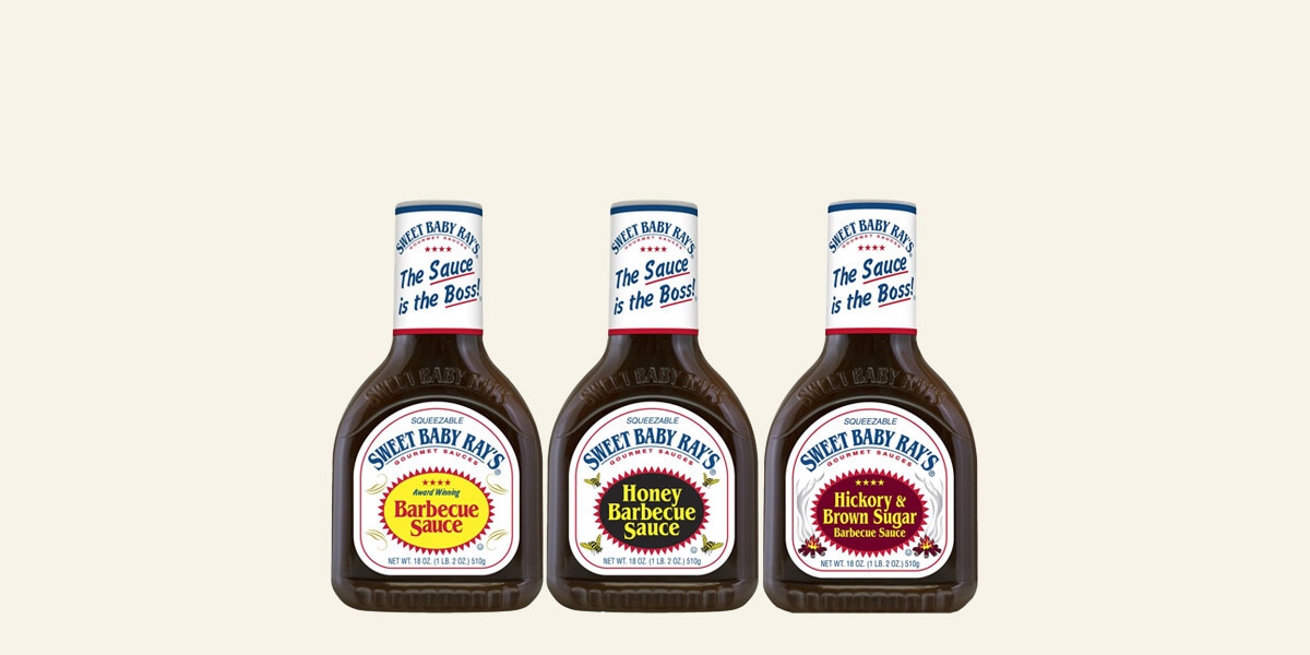SELECCIÓN DE SALSAS SWEET BABY RAY