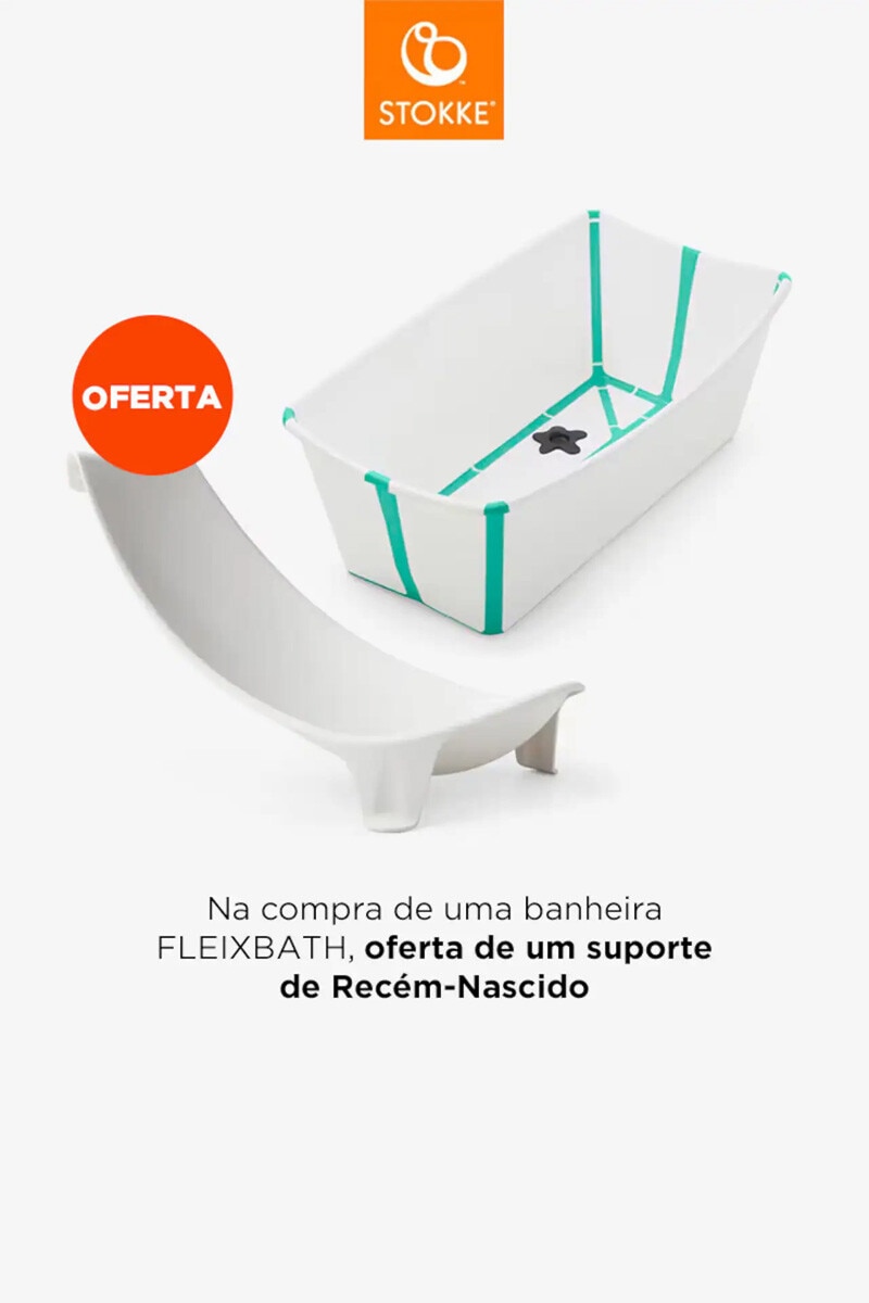 Na compra de uma banheira FLEIXBATH, oferta de um suporte de Recém-Nascido