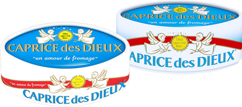 CAPRICE DES DIEUX queso de importación distintas variedades