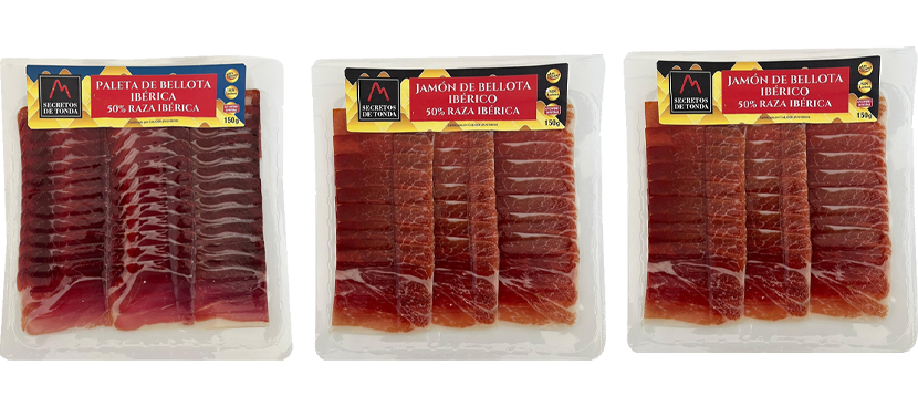 SECRETOS DE TONDA Loncheados de bellota ibéricos, 150 g