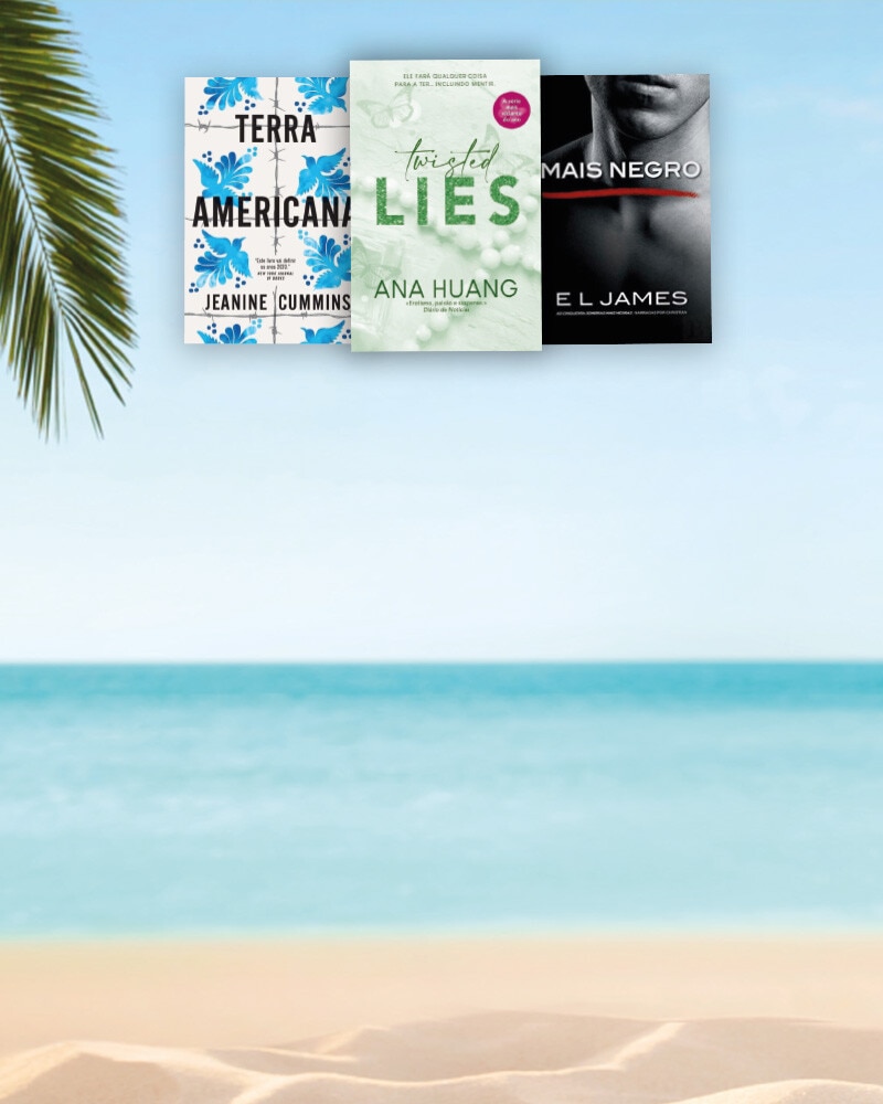 Até -50% - numa seleção de livros para ler na praia