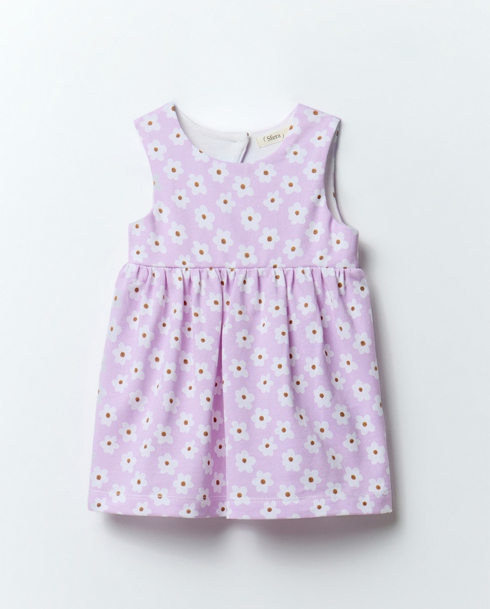 Imagem 0 de Vestido de Piqué com All Over Print