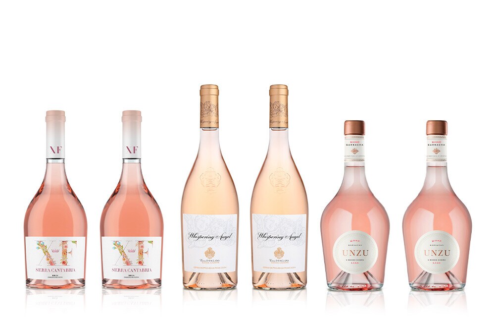 donde el rosado tiene nombre propio. seis botellas, tres paisajes y una sola sensibilidad.