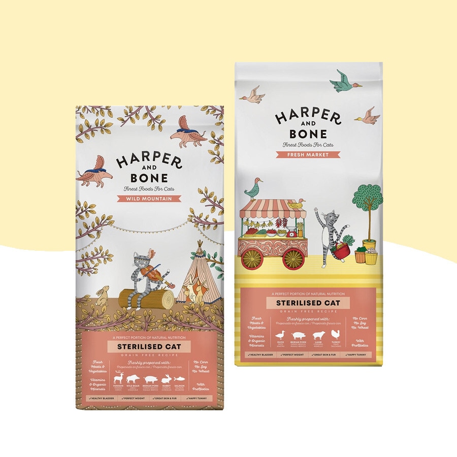 HARPER&amp;BONE Pienso para gatos