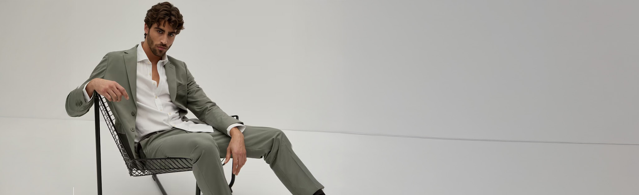 Causal tailoring em moda homem