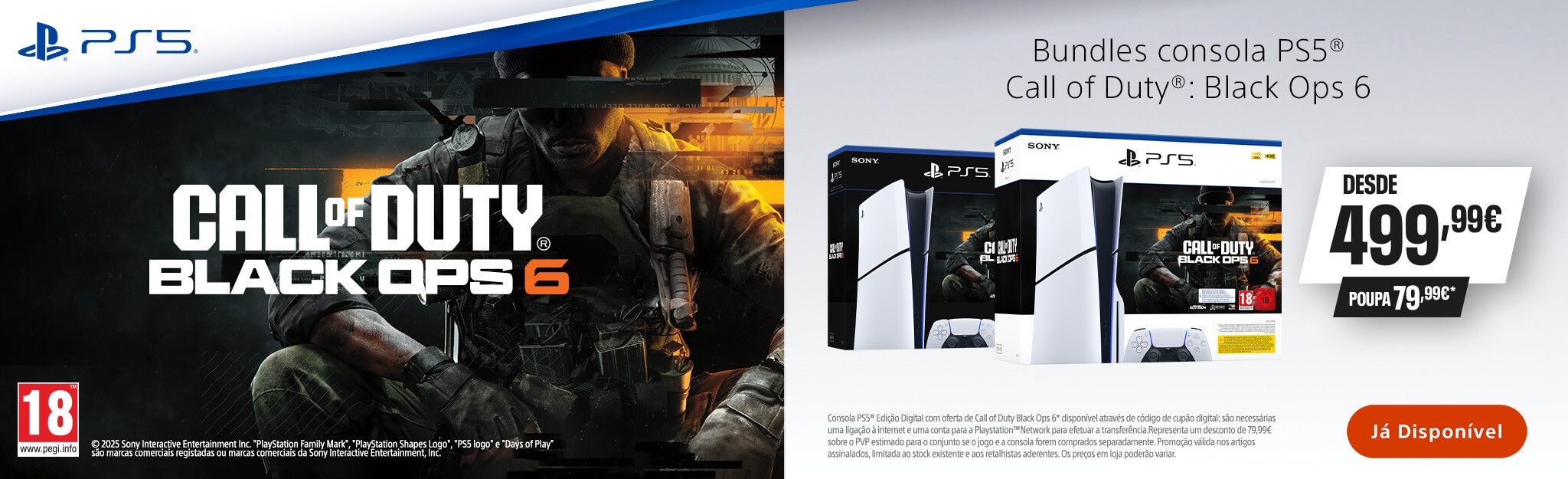 Bundle Consola PS5 + Call of Duty Black Ops 6
