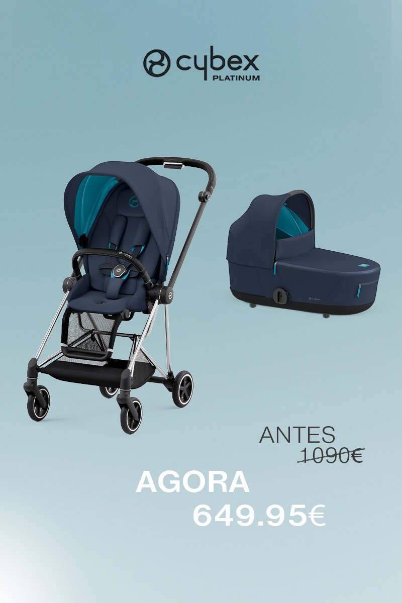 Aproveite! Na compra de um carrinho MIOS, de um seat pack e de uma alcofa, poupe 441€. Até 31 de Agosto ou fim de stock. 