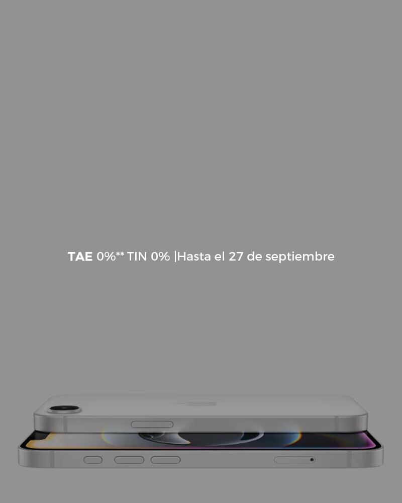 iPhone 16e | llévatelo en 12 meses sin intereses