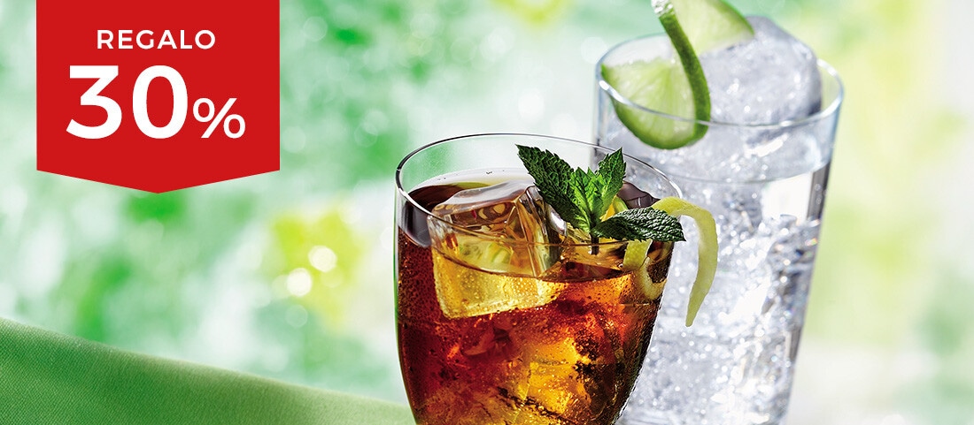 Bebidas refrescantes | 30% de regalo