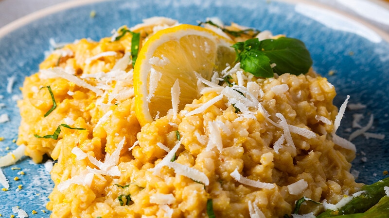 Risotto de Cerveja e Limão