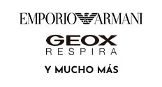 GeoxEmporioArmaniYMuchomas logotipo