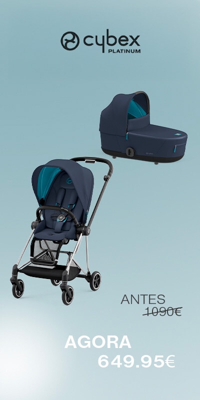 Aproveite! Na compra de um carrinho MIOS, de um seat pack e de uma alcofa, poupe 441€. Até 31 de Agosto ou fim de stock. 