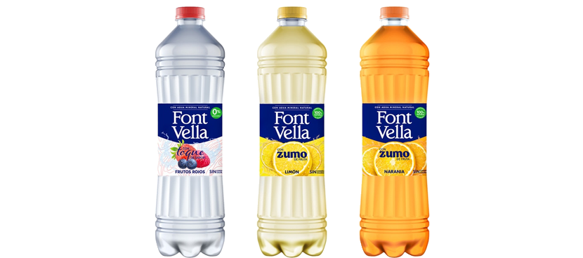 FONT VELLA selección de agua con sabores