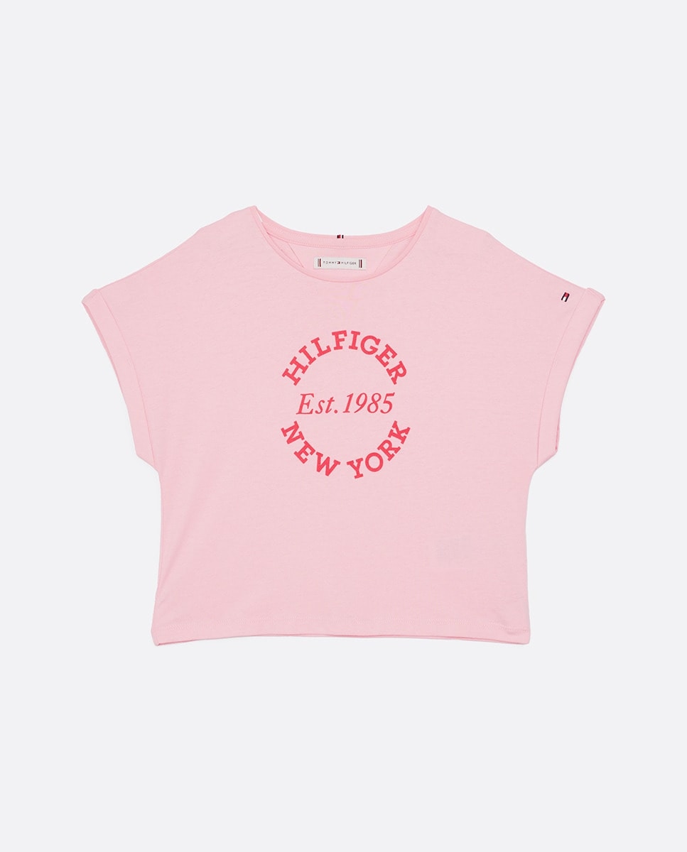 Imagem 0 de T-shirt de Manga Curta com Logótipo Impresso à Frente
