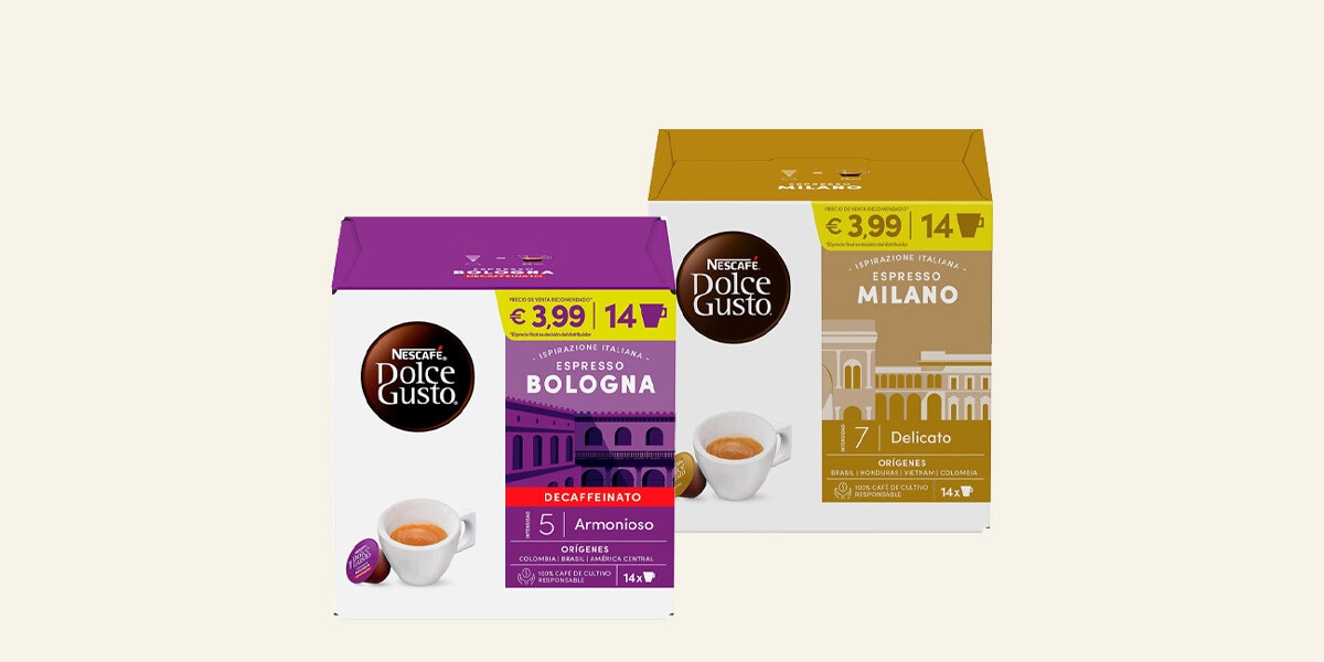 CAFÉ EN CÁPSULAS DOLCE GUSTO