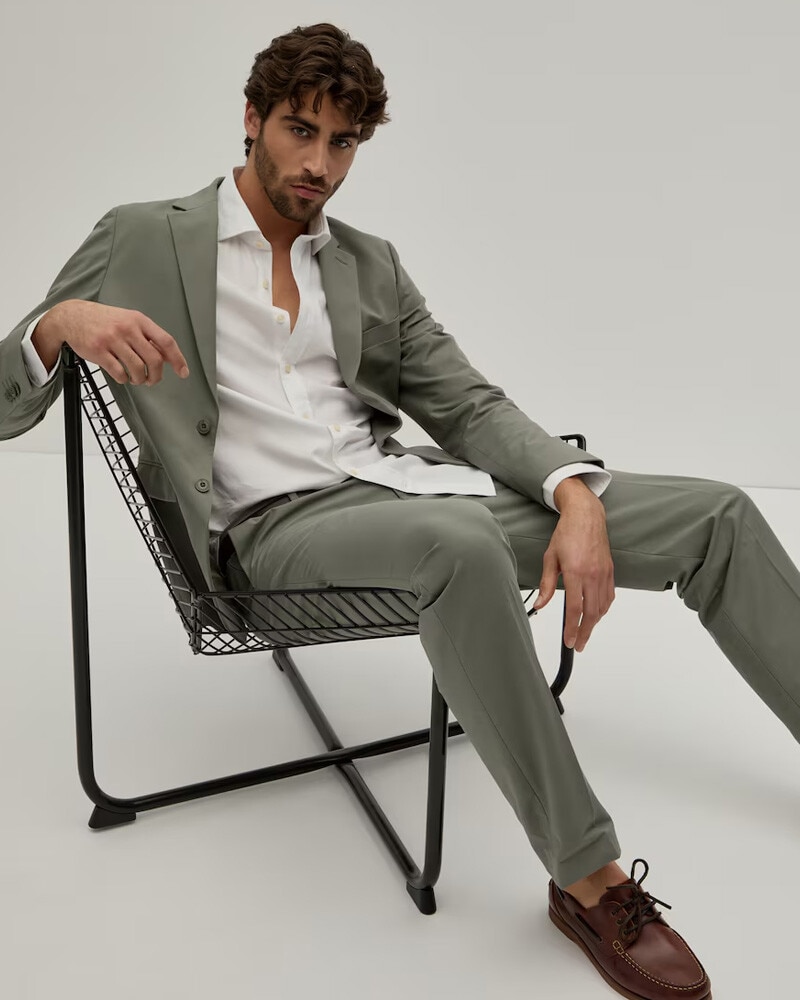 Causal tailoring em moda homem