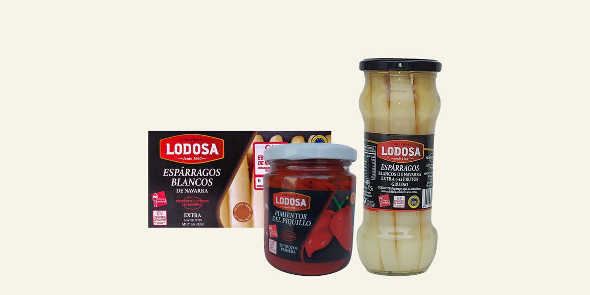 ESPÁRRAGOS Y PIMIENTOS LODOSA
