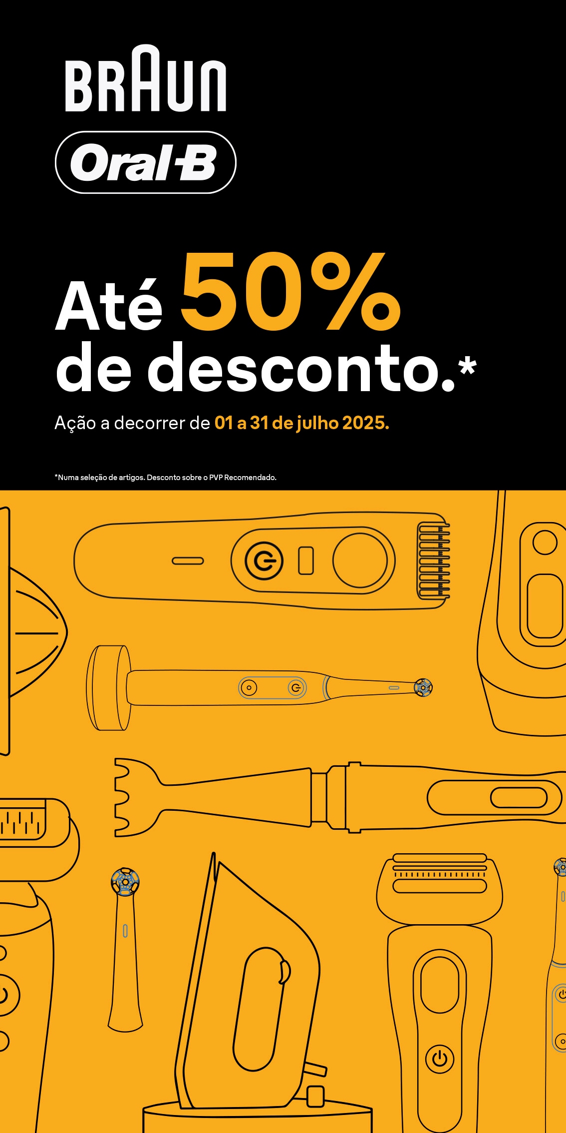 Campanha Braun Month - Até -50% de desconto numa seleção de artigos