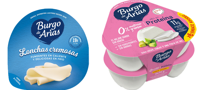 BURGO DE ARIAS queso fresco distintas variedades