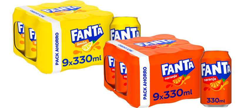FANTA refresco de naranja o limón