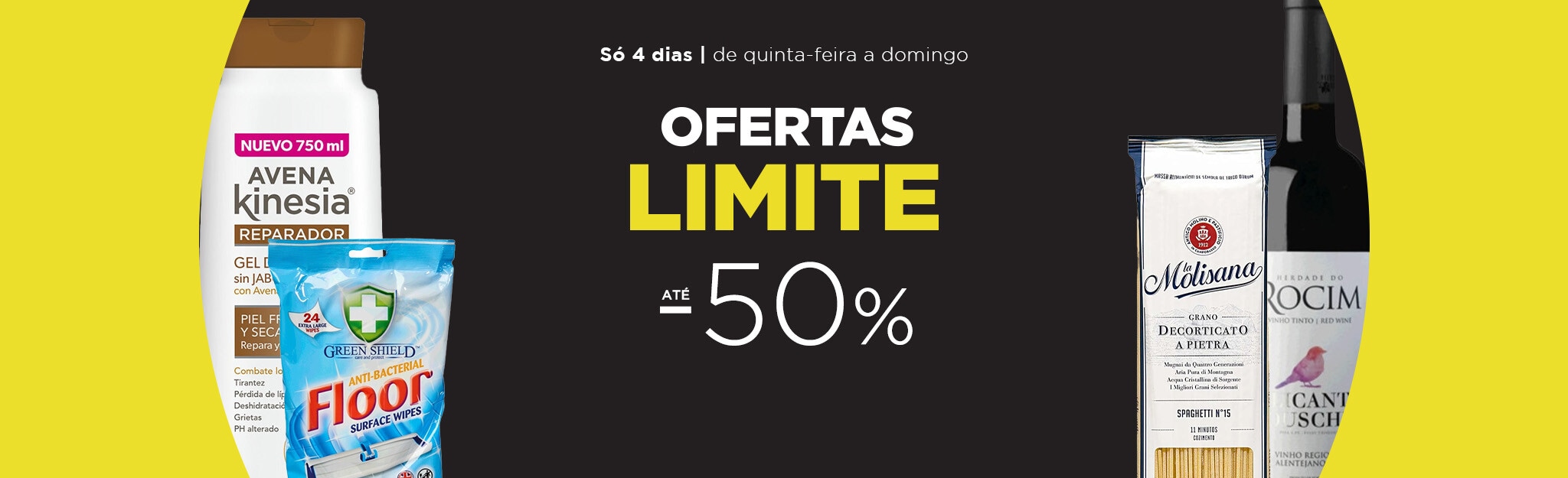 Ofertas Limite até -50% - 7 a 10 de agosto