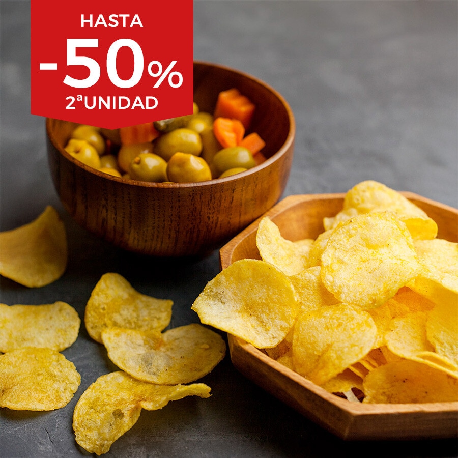 Hasta -50% 2ª unidad En aperitivos