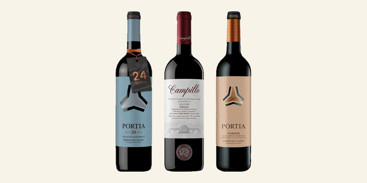SELECCIÓN DE VINOS TINTOS FAUSTINO/PORTIA /CAMPILLO