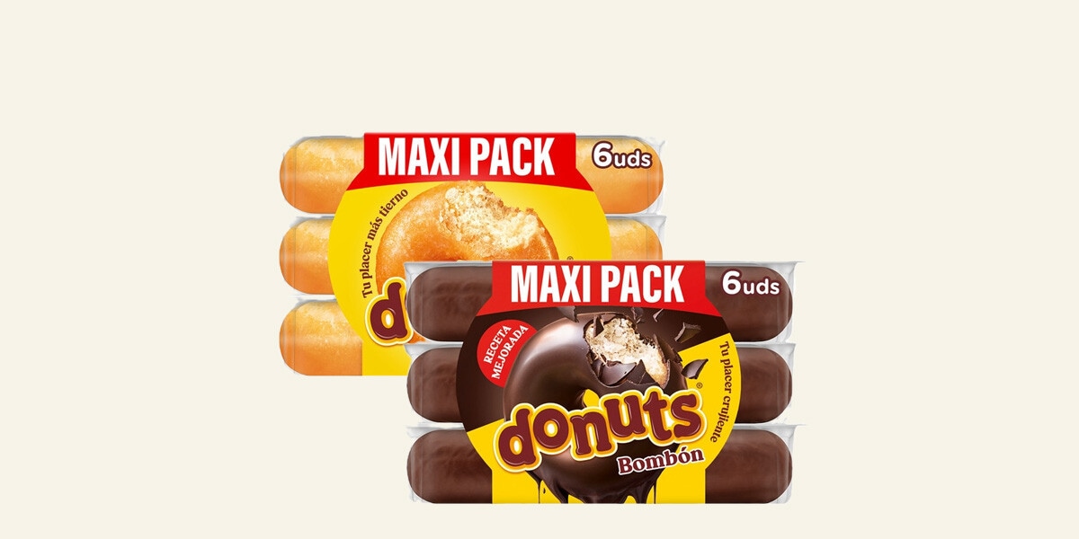 GLACÉ O BOMBÓN PACK 6 UNIDADES DONUTS
