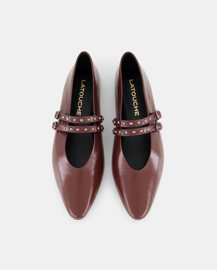 Imagem 0 de Sapatos Rasos com Fivela Dupla Rock