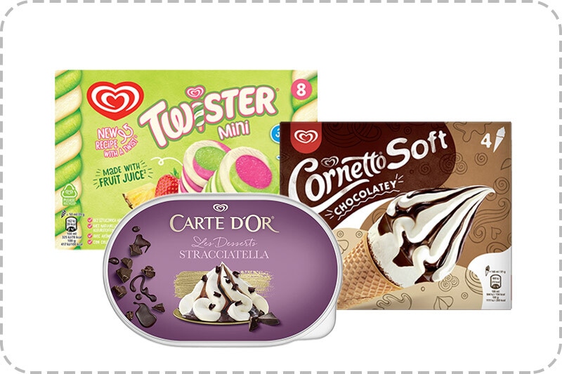 5€ de descuento por compra superior a 18€ en selección de helados. Introduce código HELADOSDTO. Exclusivo online.