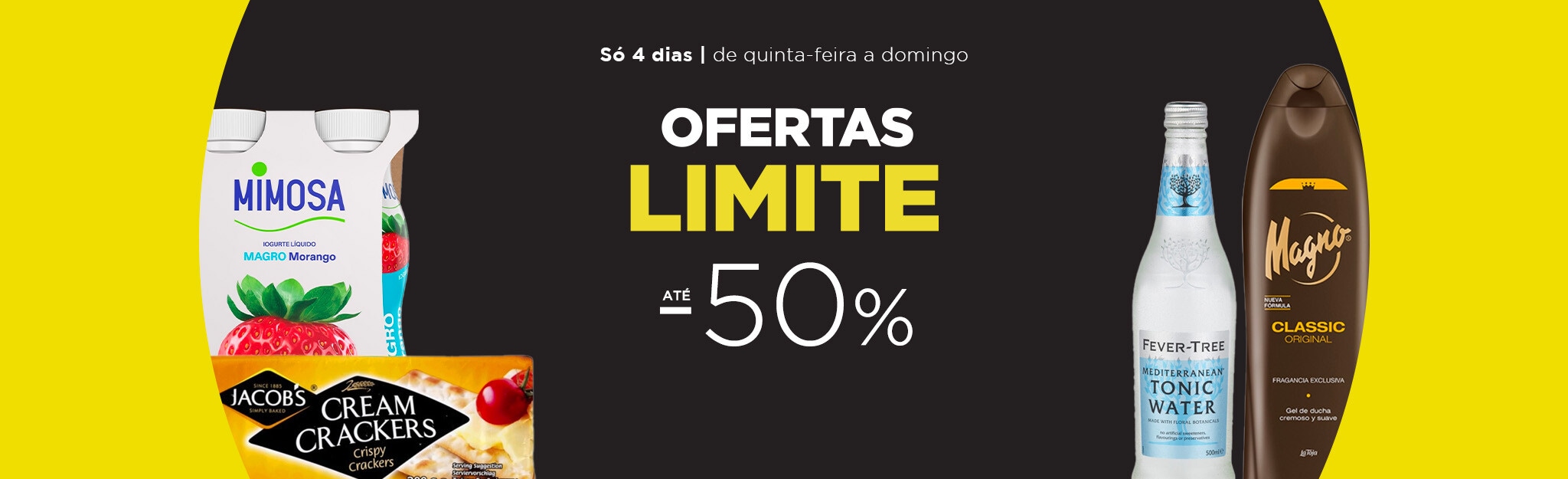 Ofertas Limite até -50% - 21 a 24 de agosto