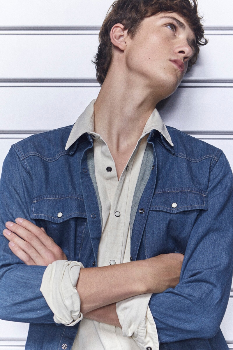 Denim moda homem Green Coast