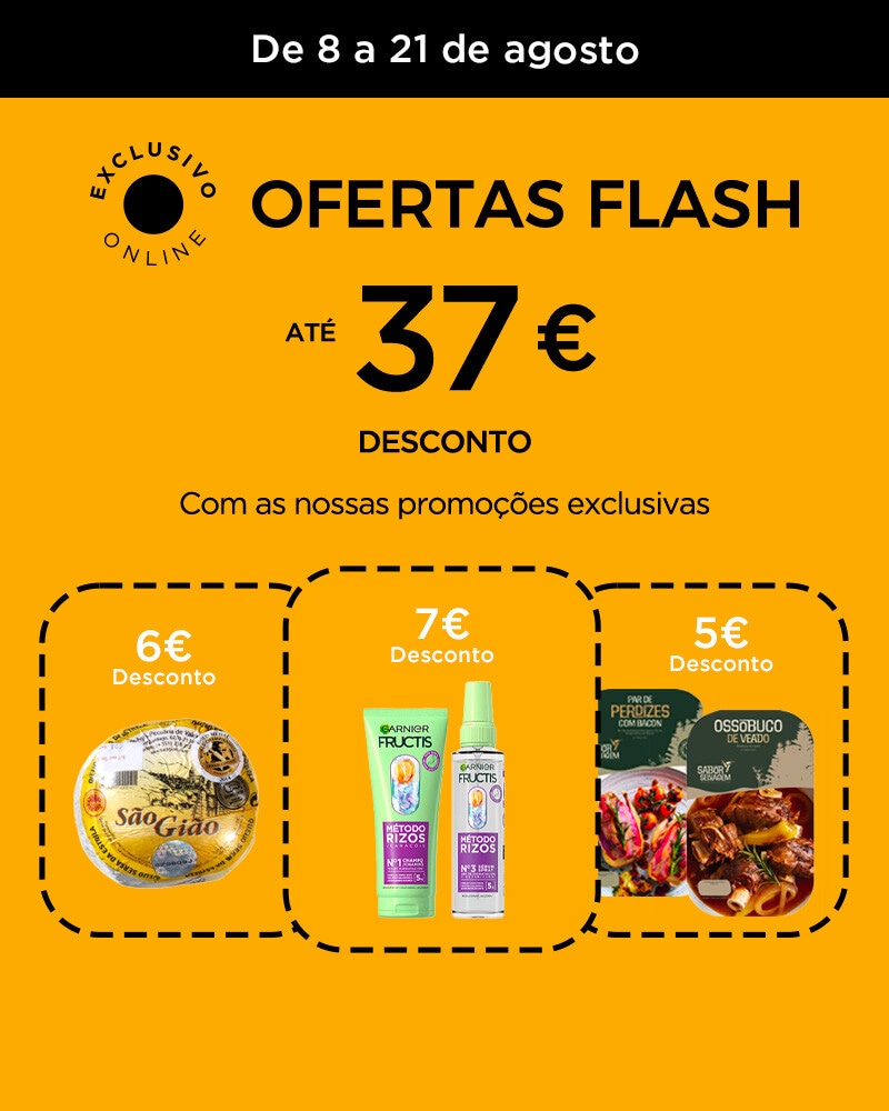 Ofertas Flash - 8 a 21 de agosto