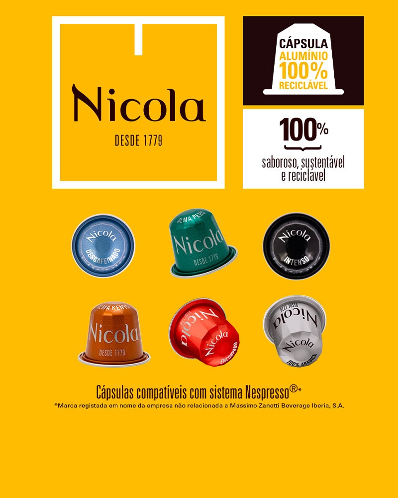 PUB Nicola - 100% Saboroso, sustentável e reciclável