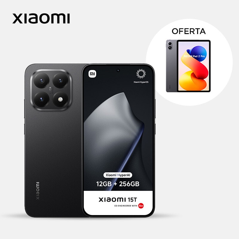 Campanha Xiaomi 15T - 100€ de desconto ao utilizar o código "XIAOMI15T100"