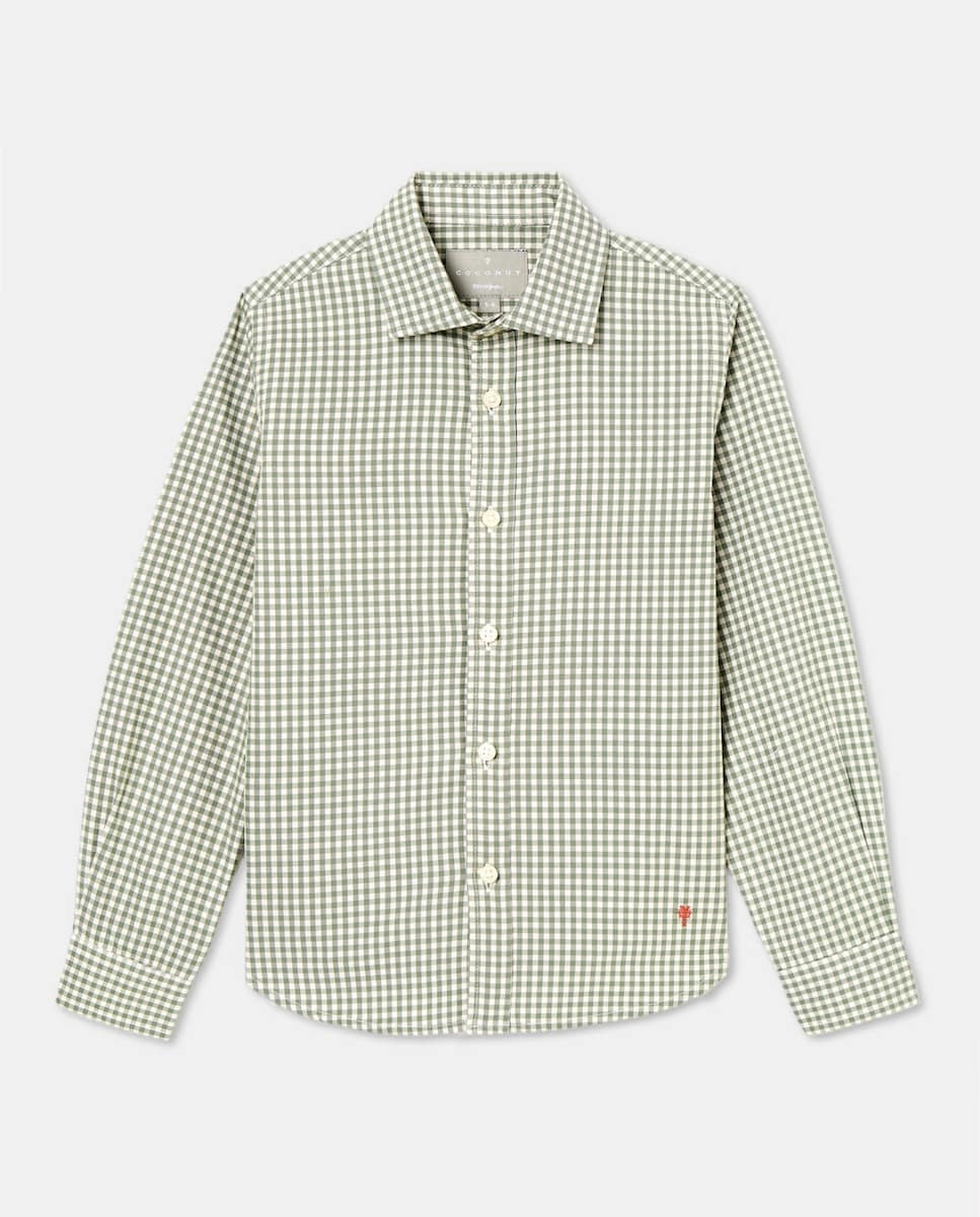 Imagem 0 de Camisa de Manga Comprida com Vichy Mini (4x4)