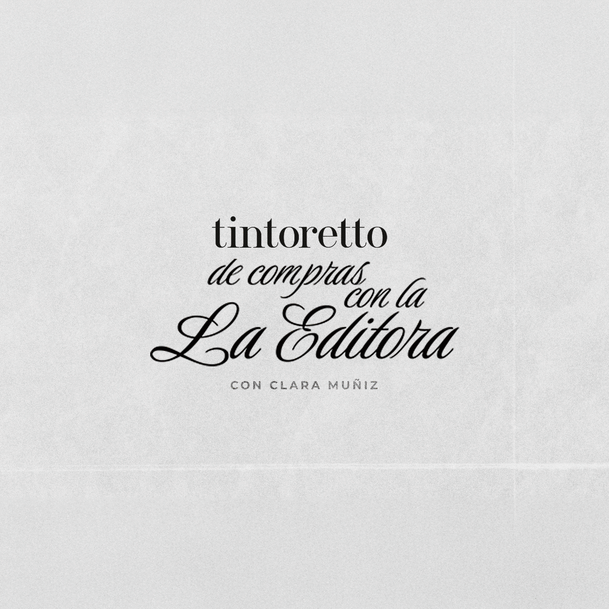 De compras con la editora