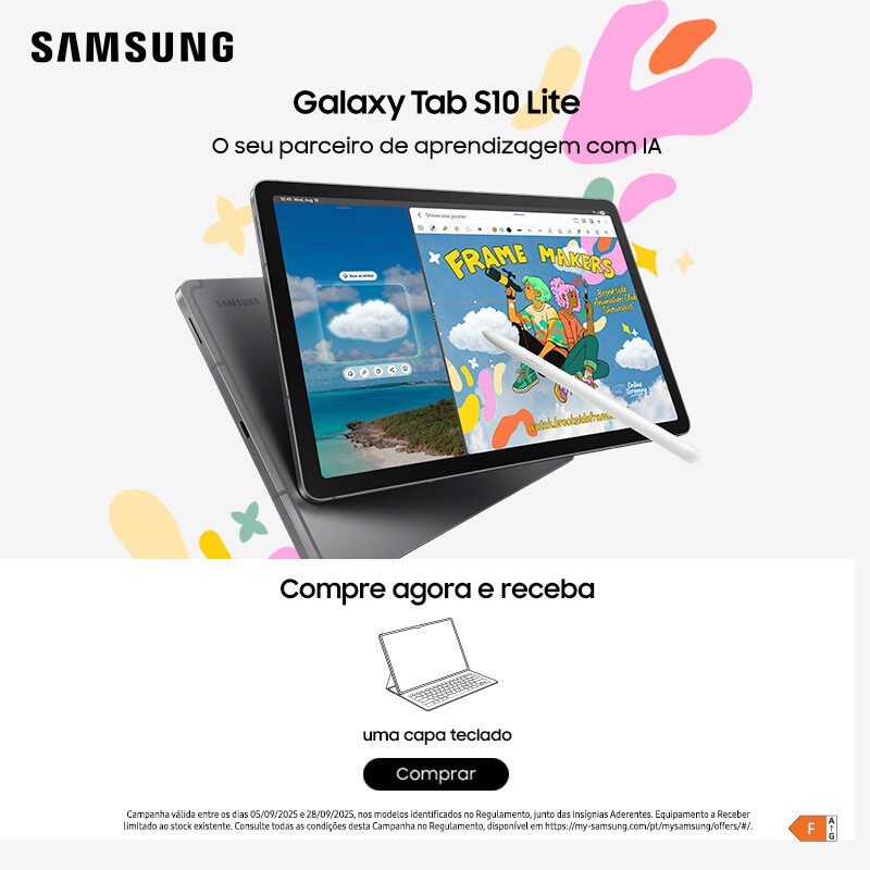 Campanha Samsung Galaxy Tab S10 Lite
