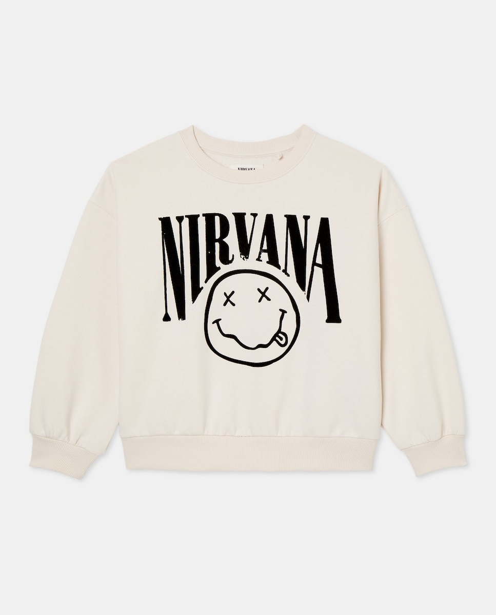 Imagem 0 de Sweatshirt com Capuz e Estampado Nirvana