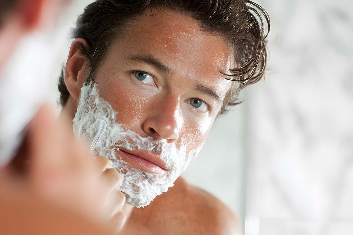 Paso 1: Preparación del afeitado