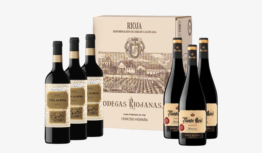 Cajas de vino