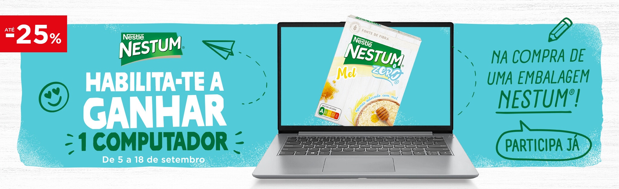 PUB Nestum - Habilita-te a ganhar 1 computador