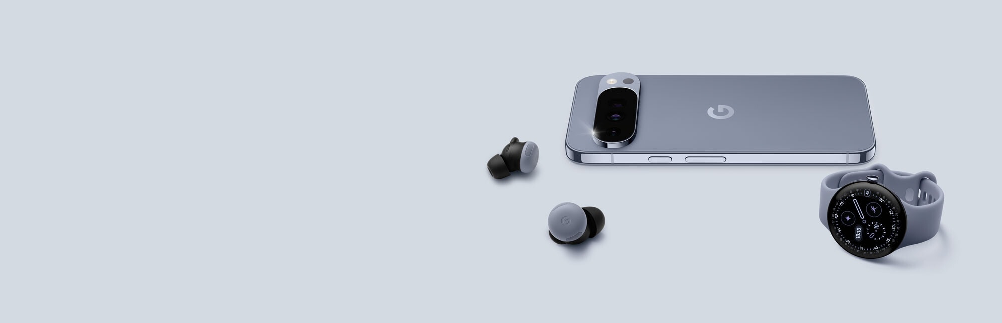 Libera todo tu potencial con Pixel Watch. Conéctate con los Pixel Buds para una mayor claridad y concentración.
