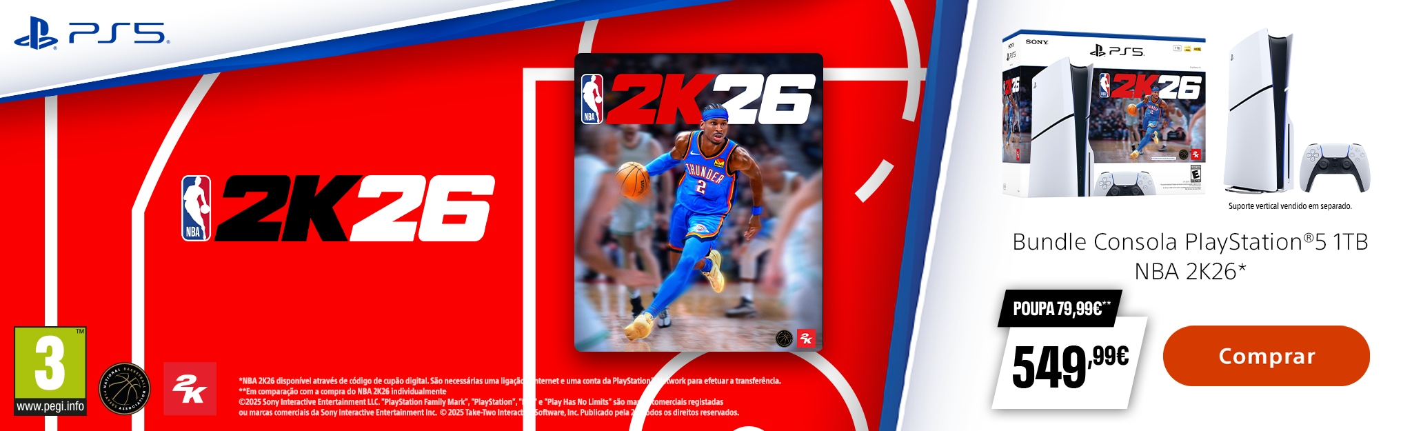 Pack Playstation5 + NBA 2k6