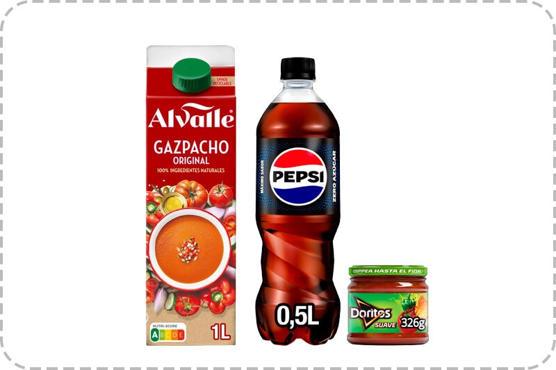 5 euros de descuento por compra mínima de 15 euros en selección de salsas Calve, Ligeresa y Hellmann&#39;s. Introduce SALSASDTO. Exclusivo online